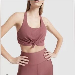 Alo Knot bra tank size M in Rosewood